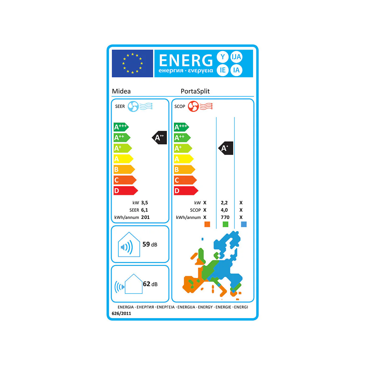 Midea PortaSplit Mobile Klimaanlage (3,5 kW / 12,000 BTU) + tado° Smarte Klimaanlagen-Steuerung V3+ - Image 30